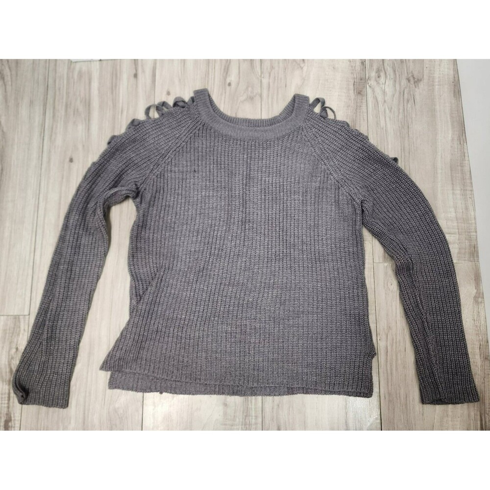 Moral Fiber Knit Exposed Shoulder Woman's Size S